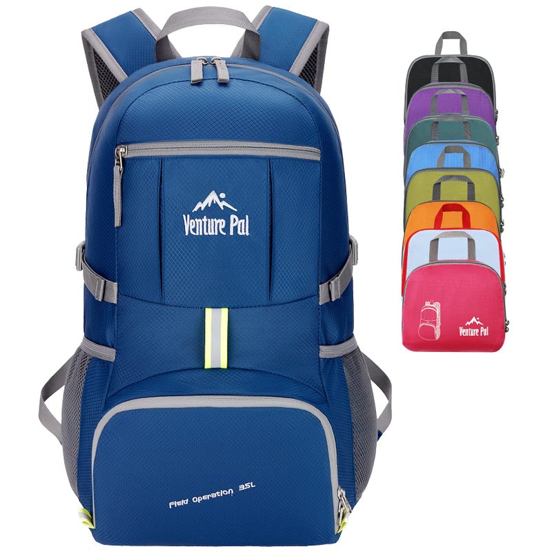 Venture Pal 35L Ultralight Lightweight Packable Foldable Travel Camping Hiking Outdoor Sports Backpack Daypack - Image 1